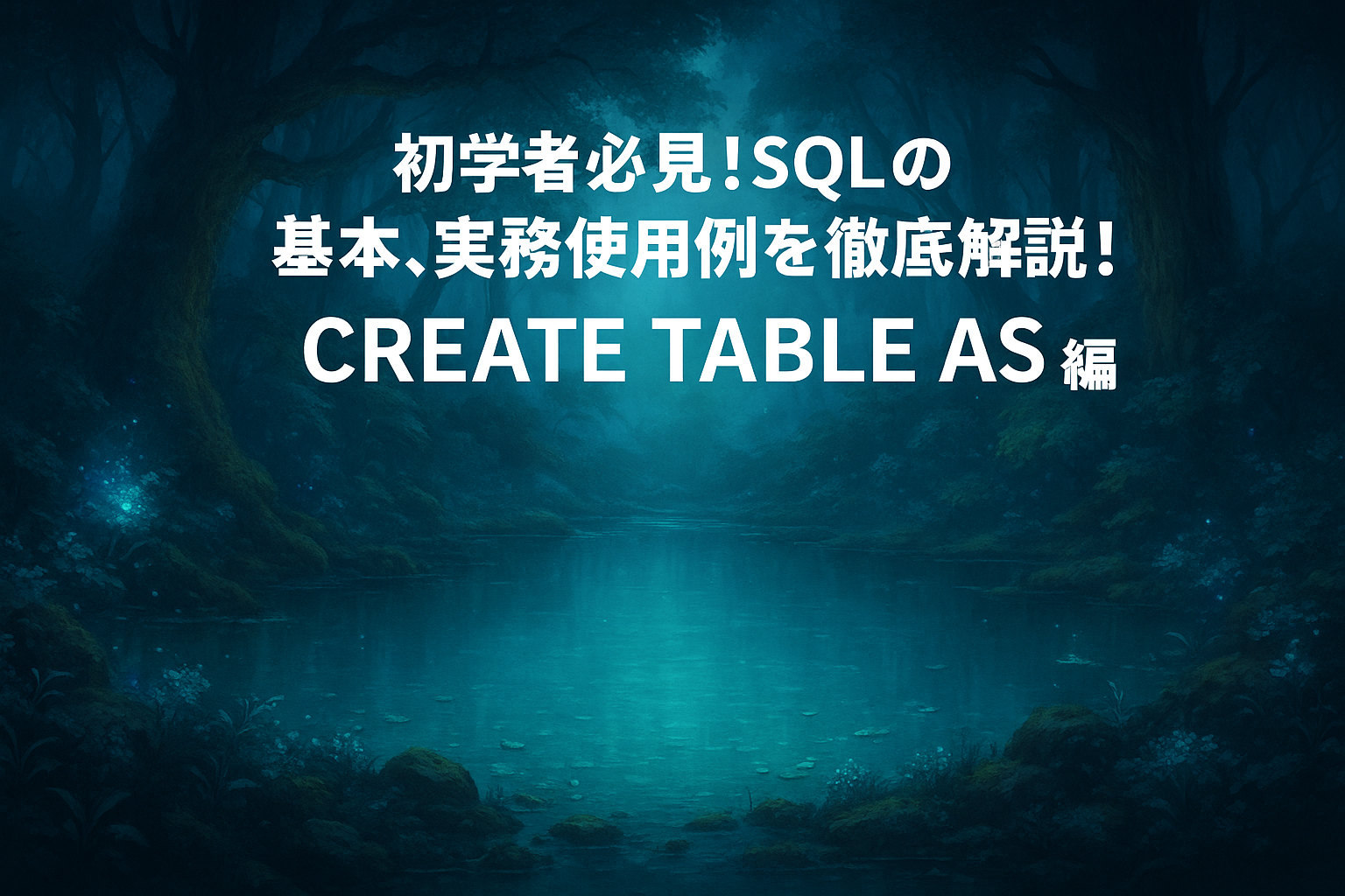 CREATE TABLE AS